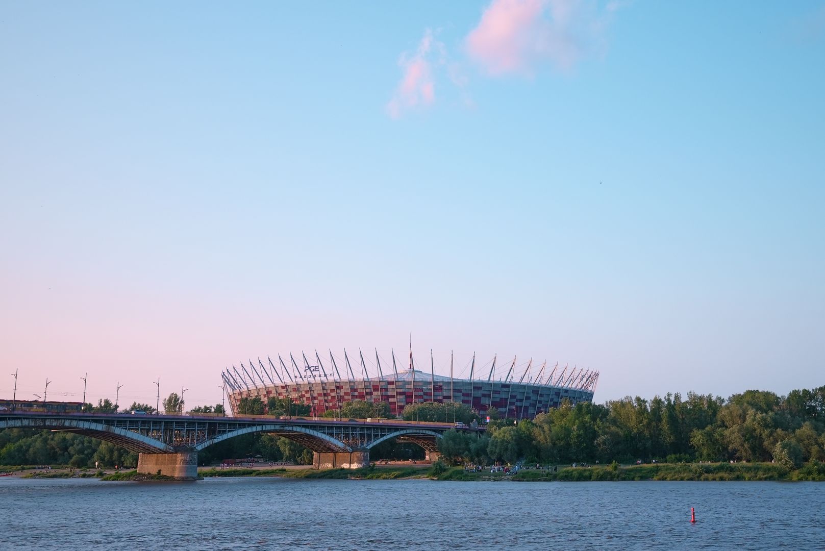 The PGE Narodowy National Stadium is seen in Warsaw, Poland on 12 June, 2025. (Photo by Jaap Arriens/NurPhoto via Getty Images)