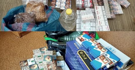 Nielegalne papierosy, alkohol i narkotyki w kamienicy przy targowisku