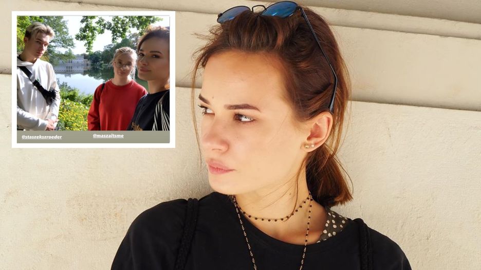 Natalia Szroeder i jej rodzeństwo.