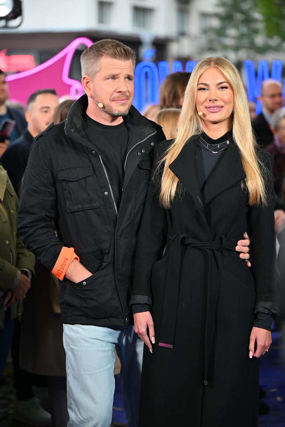 Filip Chajzer z żoną
