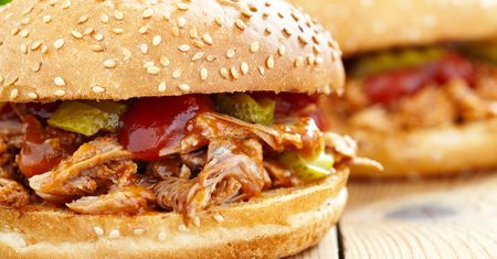 Rwana wieprzowina z sosie BBQ