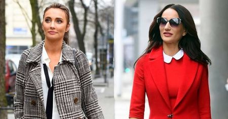 Justyna Steczkowska i Dominika Kulczyk w fantastycznych stylizacjach pod studiem Dzień Dobry TVN