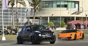 Ferrari 458 Italia, Lamborghini Gallardo LP560-4, Mercedes SLS AMG i Nissan Juke-R - spotkanie w Dubaju [wideo]