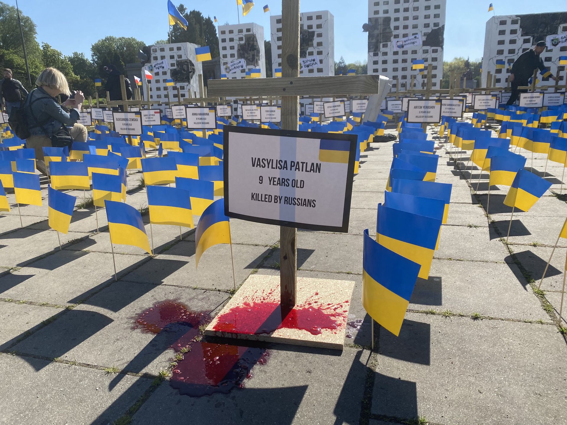 Ukraińskie przywitanie rosyjskiego ambasadora