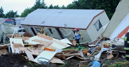 Trąba powietrza w Ustroniu Morskim. Poszkodowani opuścili szpital