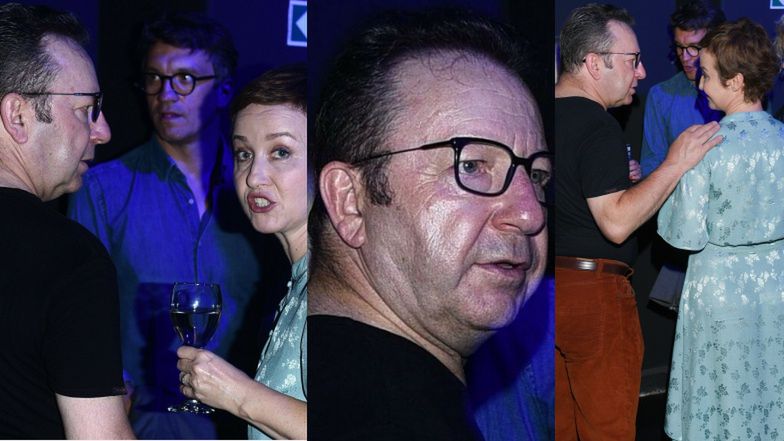 Zbigniew Zamachowski i Gabriela Muskała razem na premierze sztuki