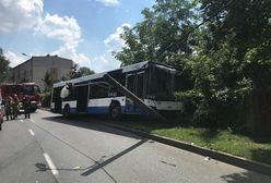 Wypadek autobusu w Katowicach. Są ranni