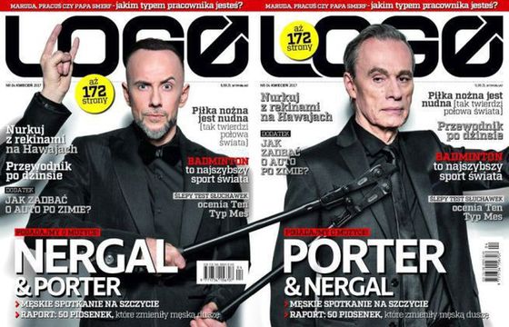 Adam „Nergal” Darski i John Porter na dwóch okładkach najnowszego numeru „Logo”