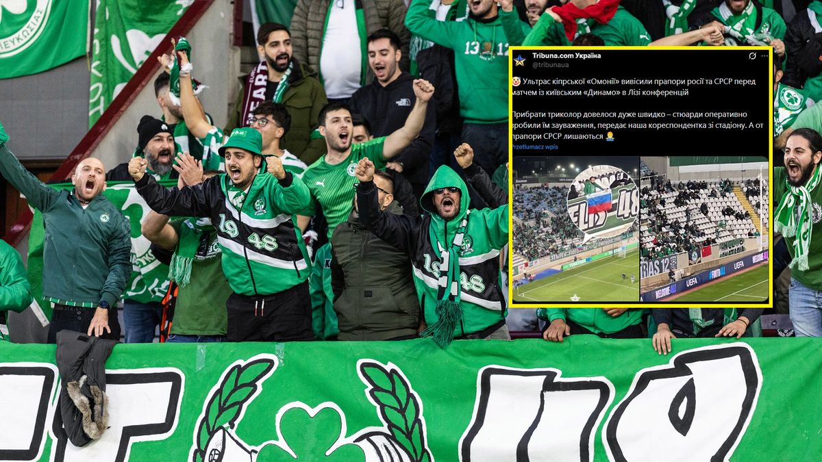 Getty Images / Na zdjęciu: kibice Omonii Nikozja