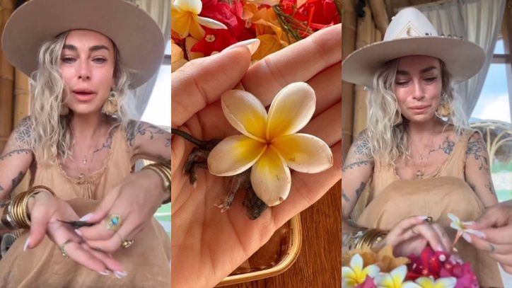 Zapłakana Katarzyna Knast relacjonuje  pogrzeb... MYSZY