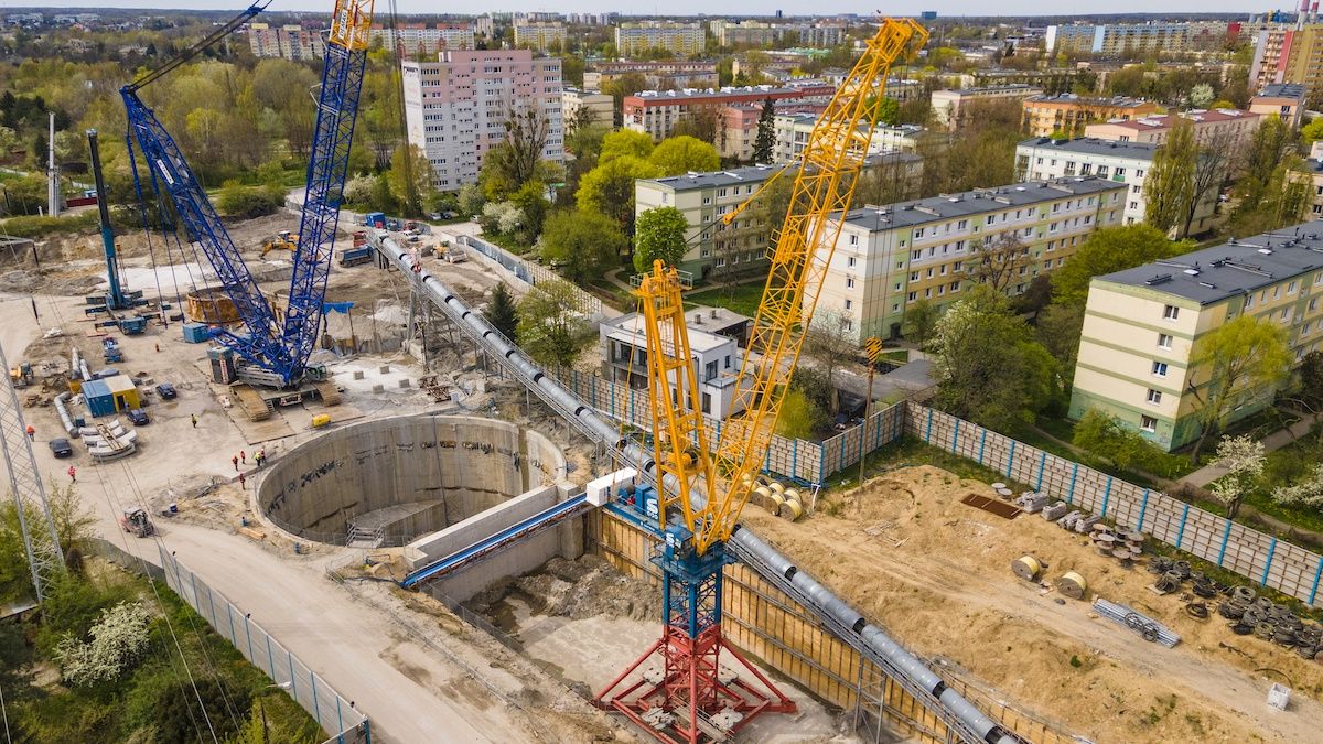 Budowa kolejowego tunelu średnicowego w Łodzi