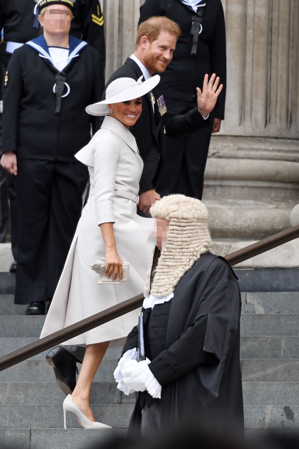 Meghan Markle i książę Harry celebrują platynowy jubileusz królowej w Londynie 