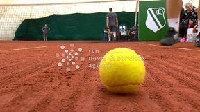 Prezes Legii na... korcie tenisowym. "Radziłem sobie słabo, ale bardzo się starałem"