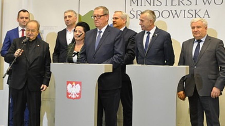 W wydarzeniu wzięli udział m.in. minister środowiska Jan Szyszko i ojciec Rydzyk