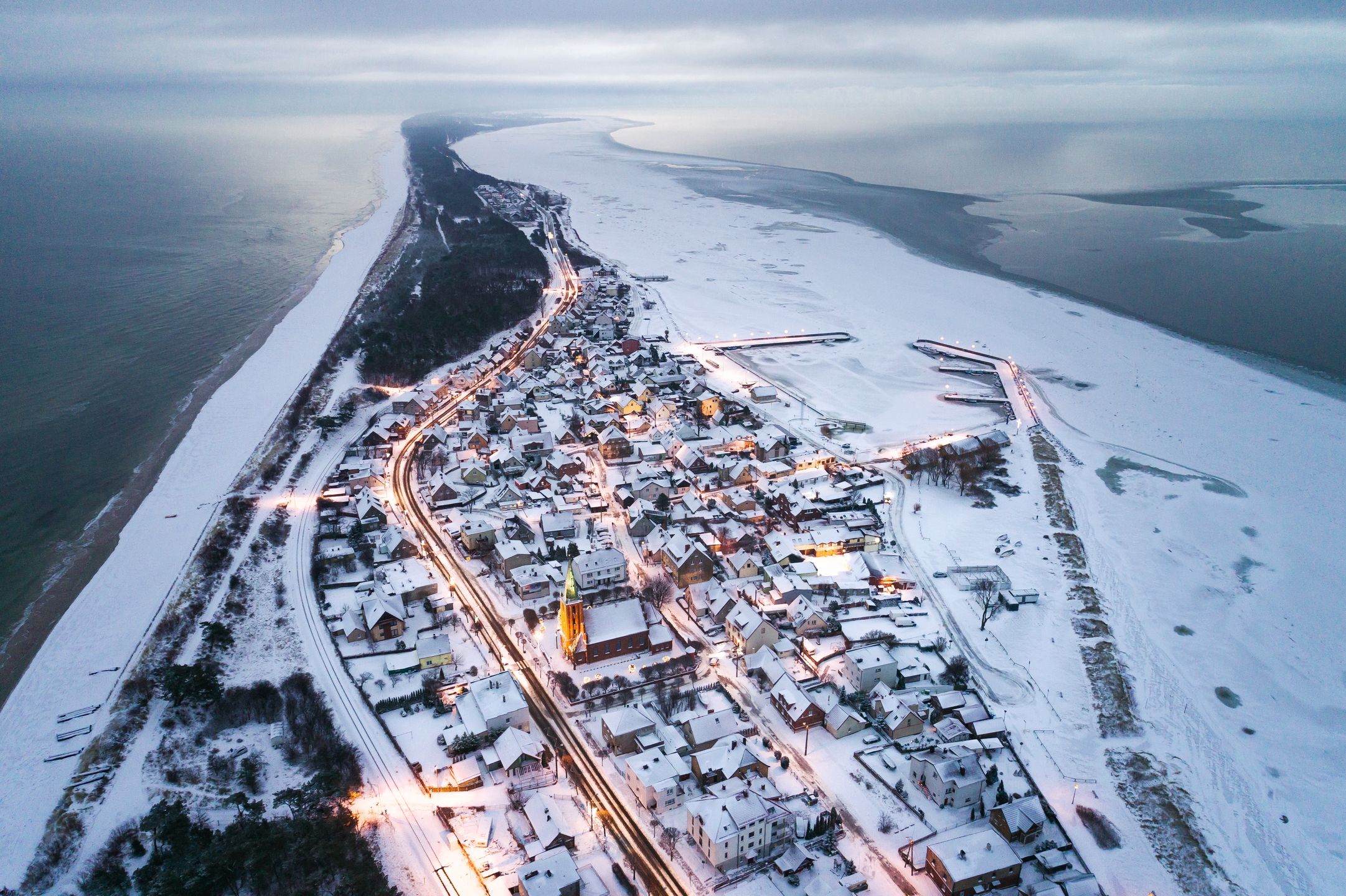 Bałtyk zimą 2018 r.