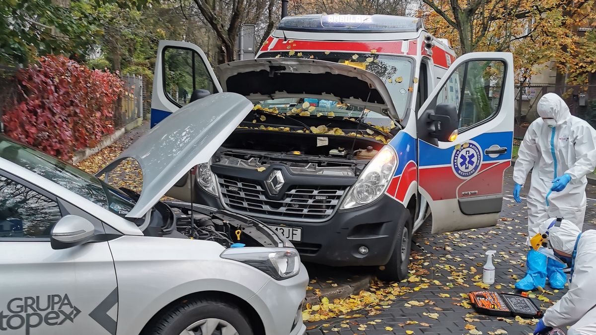 karetka warszawa szpital na banacha