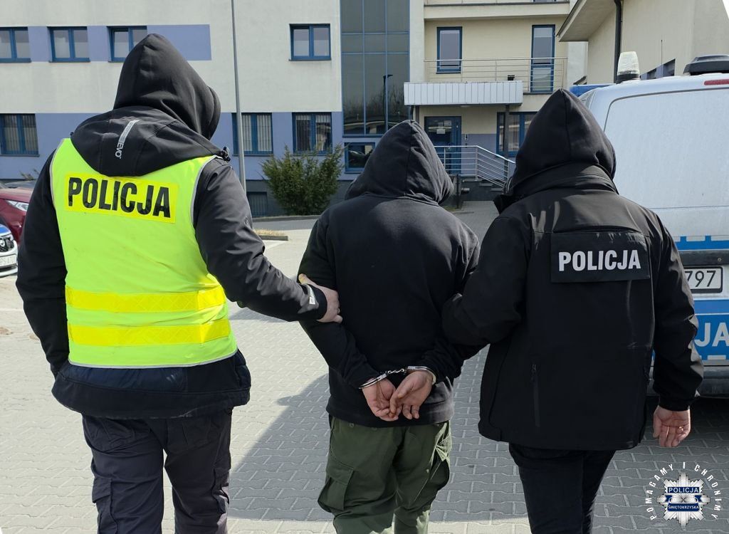 48-latek zatrzymany za serię kradzieży i włamań w Staszowie. Sprawa jest rozwojowa