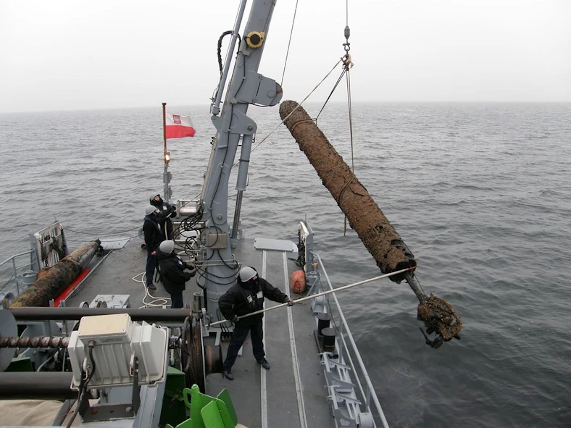 W Bałtyku znajduje się wiele starych min, torped i pocisków