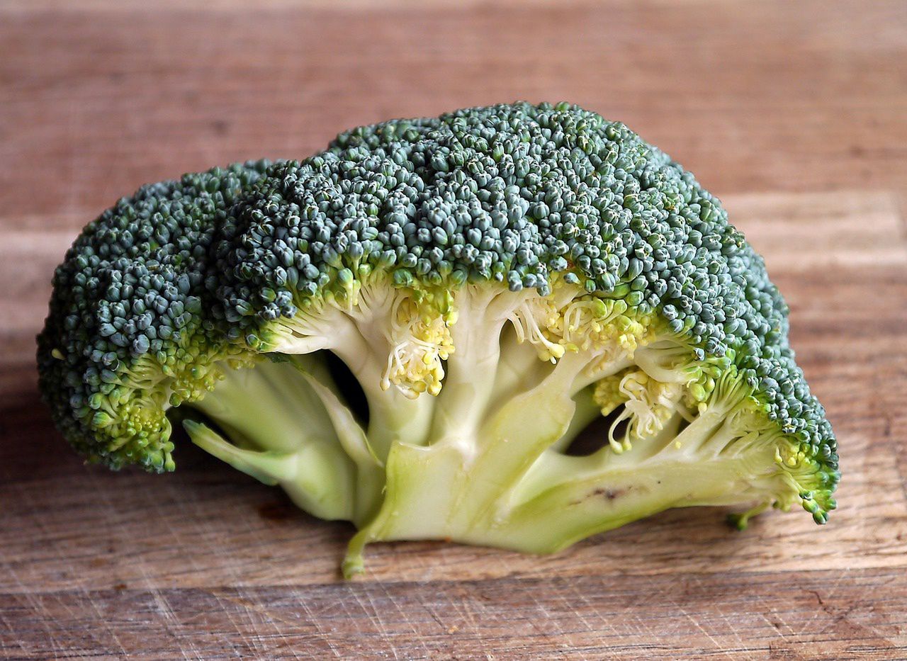 Broccoli doesn't have to be boring. Serve it with fish under a crumble.