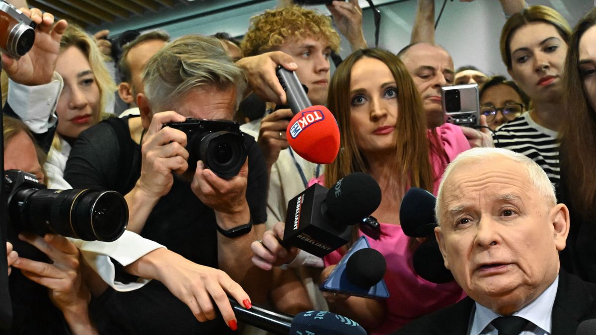 Jarosław Kaczyński źle znosi pytani nie od "swoich" dziennikarz