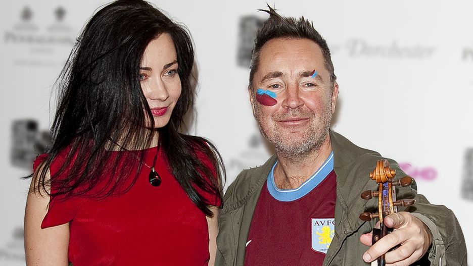Nigel Kennedy z żoną Agnieszką