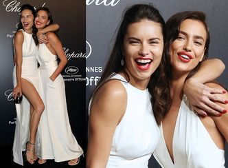 Irina Shayk i Adriana Lima razem w Cannes