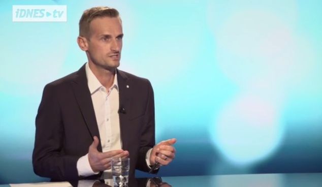 Jakub Janda w programie "Rozstrel" (fot. iDnes.cz)