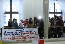 Wznawiają protest niepełnosprawnych w Sejmie