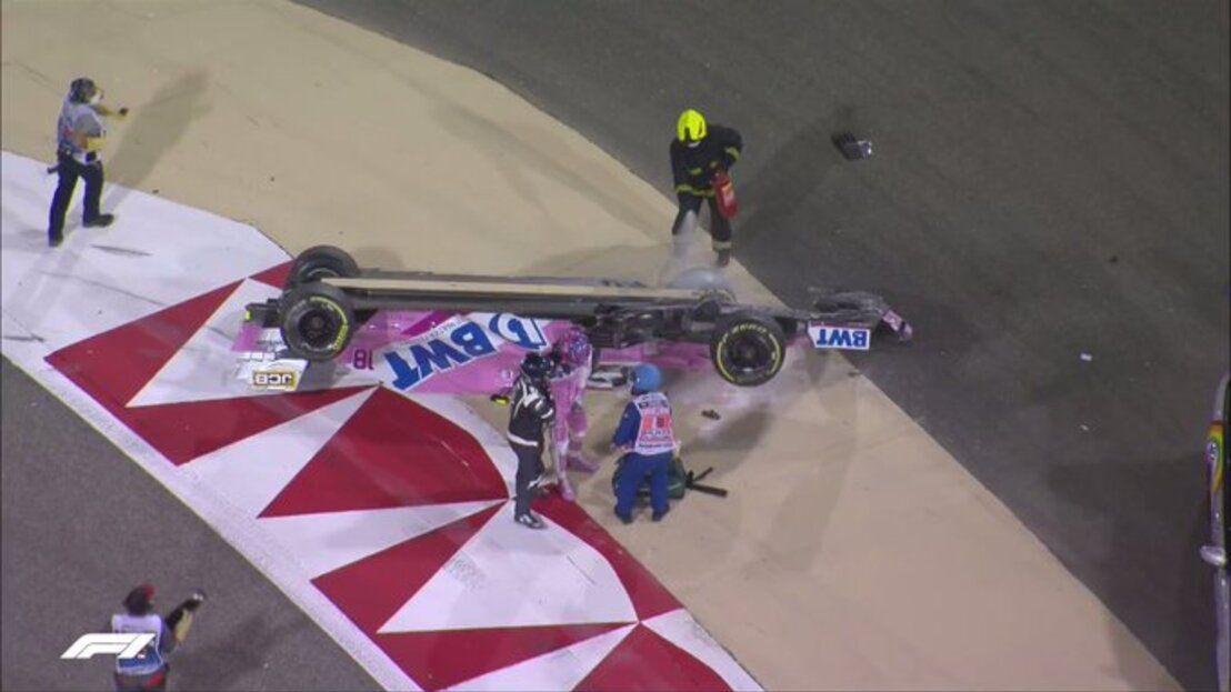 Zdjęcie okładkowe artykułu: Twitter / Formula 1 / Na zdjęciu: bolid Lance'a Strolla po wypadku