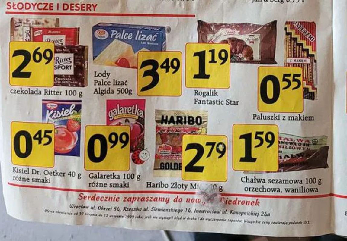 Pamiętacie takie lody i rogaliki?