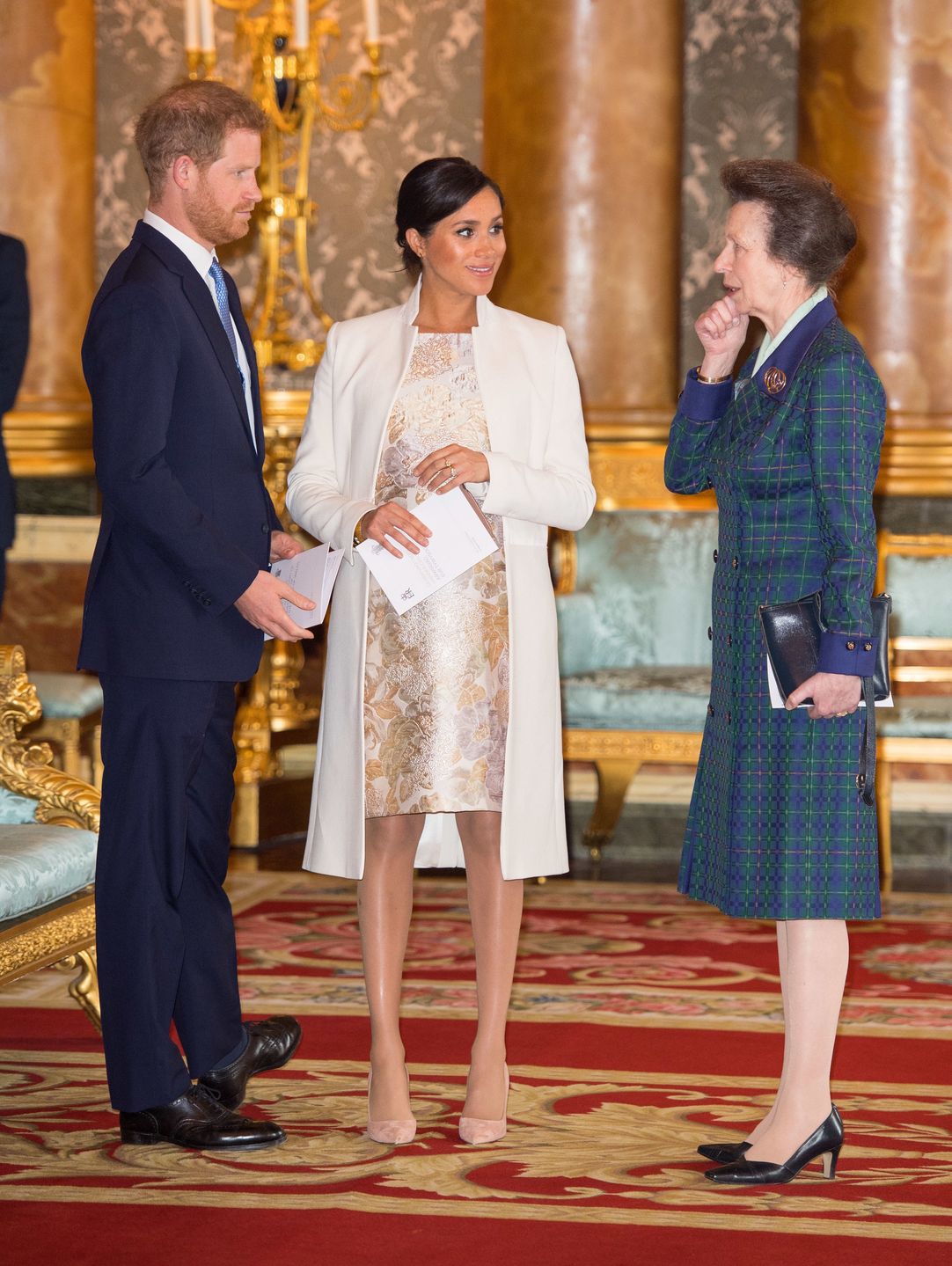 Książę Harry, księżniczka Anna i Meghan Markle