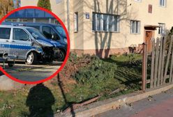 Makabra w Szczecinku. Radiowóz wjechał w kamienicę