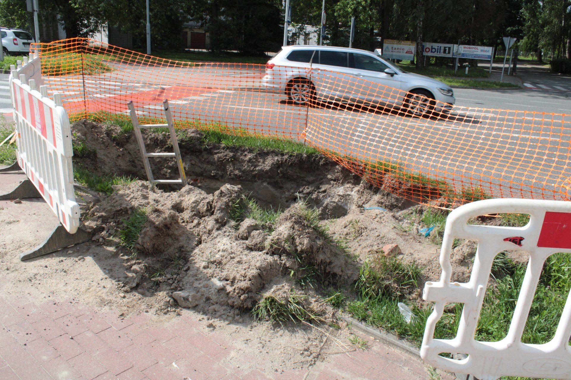 Utrudnienia na skrzyżowaniu ul. Gnieźnieńskiej i Orlej w Koszalinie