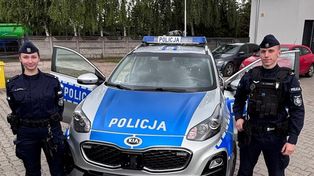 21-latek stracił przytomność podczas przerwy w pracy. Szybka reakcja policjantów uratowała mu życie