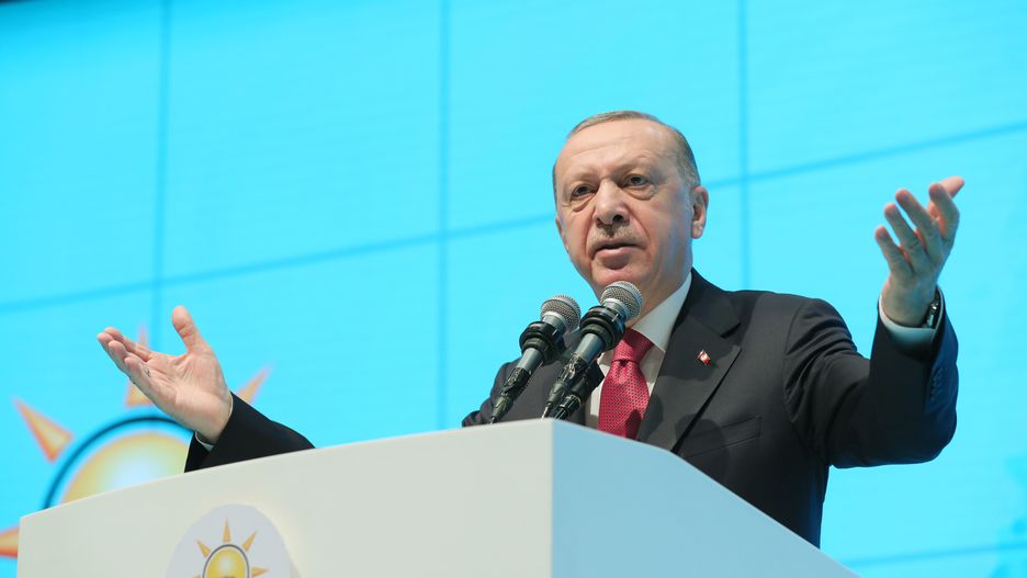 Prezydent Turcji chce ugrać dla swojego kraju jak najwięcej przy okazji wejścia Finlandii i Szwecji do NATO (Photo by Mustafa Kamaci/Anadolu Agency via Getty Images)