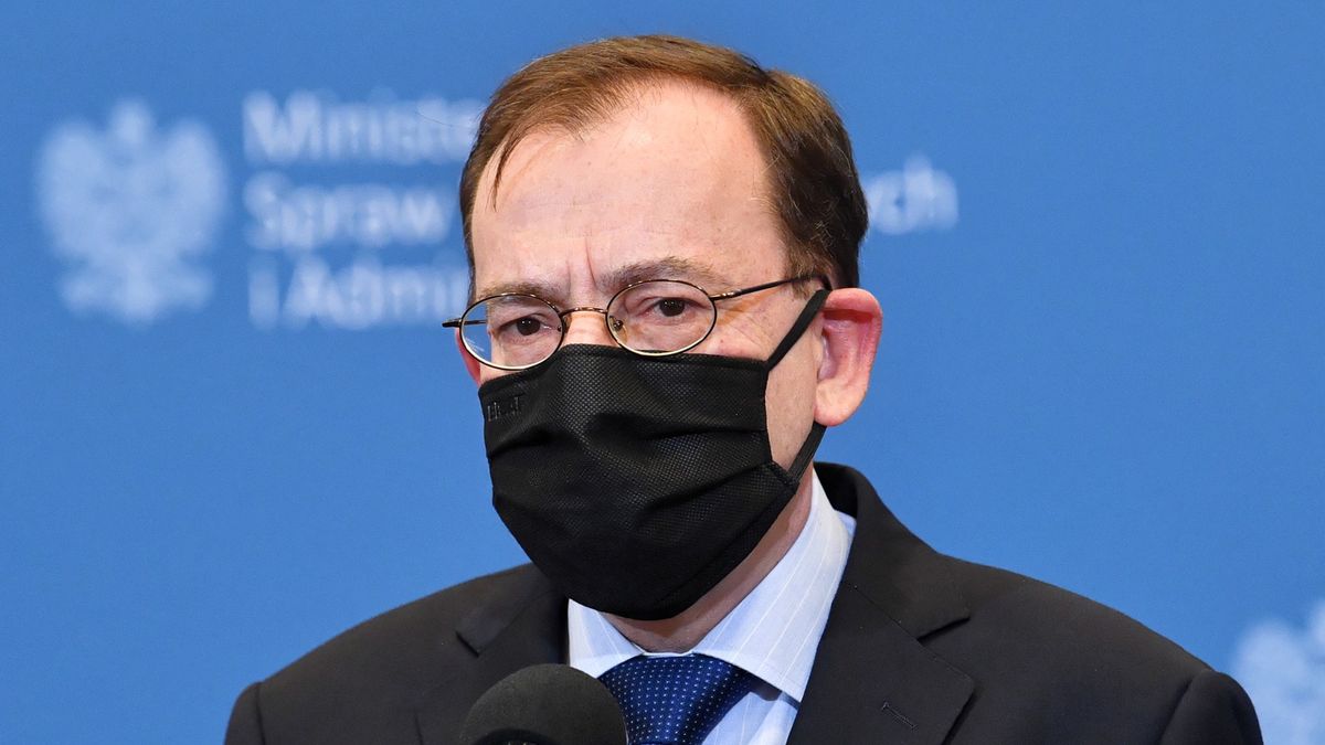 Minister spraw wewnętrznych i administracji Mariusz Kamiński
