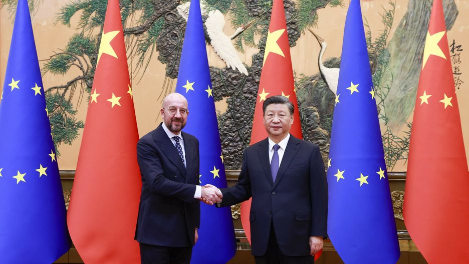 Przewodniczący Rady Europejskiej Charles Michel z wizytą w Chinach
