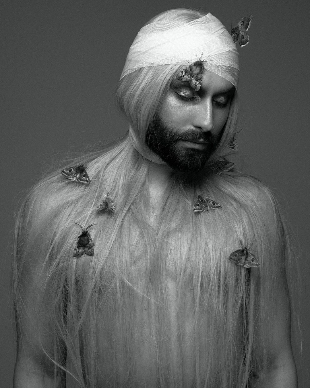 Conchita Wurst w blond włosach. Fot. Instagram