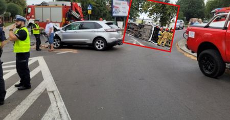 Seniorzy jechali na wycieczkę. 13 osób poszkodowanych