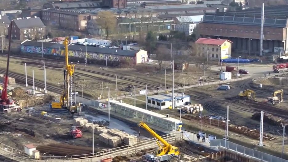 Dąbrowa Górnicza. Z powodu budowy centrum przesiadkowego autobusy jadą objazdami.