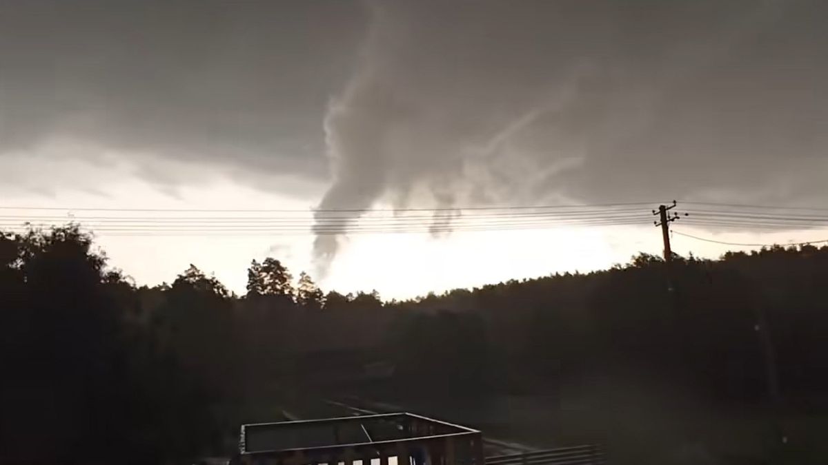 Superkomórka burzowa w woj. świętokrzyskim