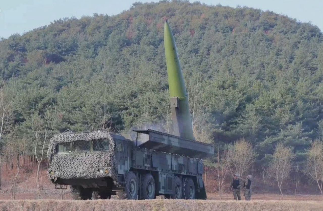 North Korean ballistic missile launcher KN-23