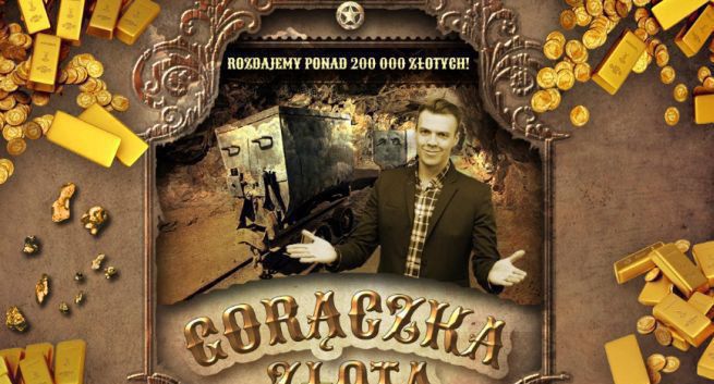 „Gorączka złota” w loterii na antenie Radia Złote Przeboje, prowadzącym Kamil Baleja
