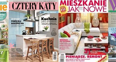 „Moje Mieszkanie” wyprzedziło „Cztery Kąty”. Ranking pism wnętrzarskich
