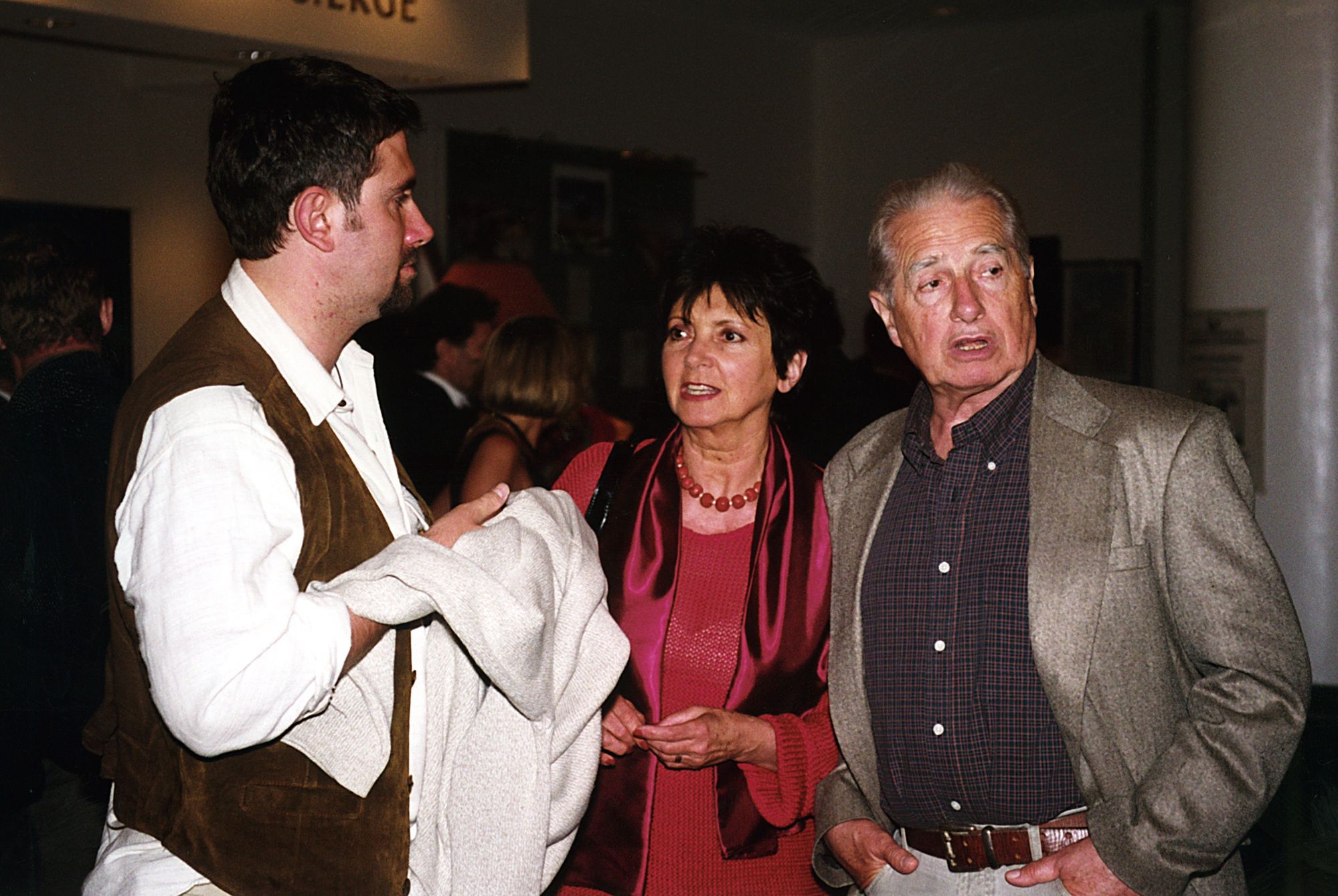 Marcin Kydrynski, Halina Kunicka i Lucjan Kydrynski w 1999 r.