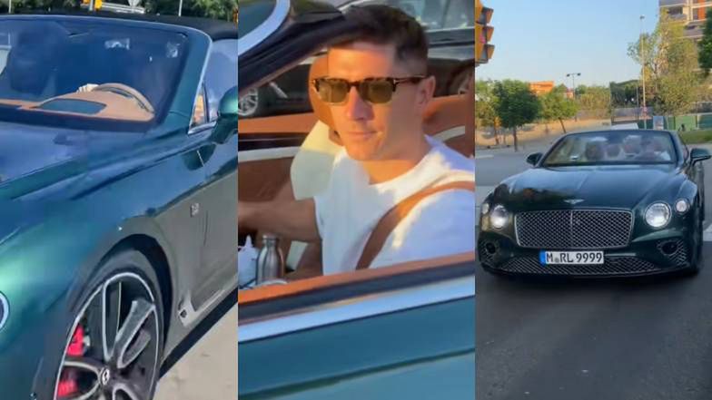 Rober Lewandowski krytykowany za luksusowego Bentleya