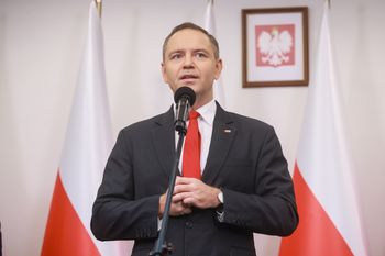 Nawrocki upamiętnił ofiary rzezi na Wołyniu. Mówi o "godnym pochówku"