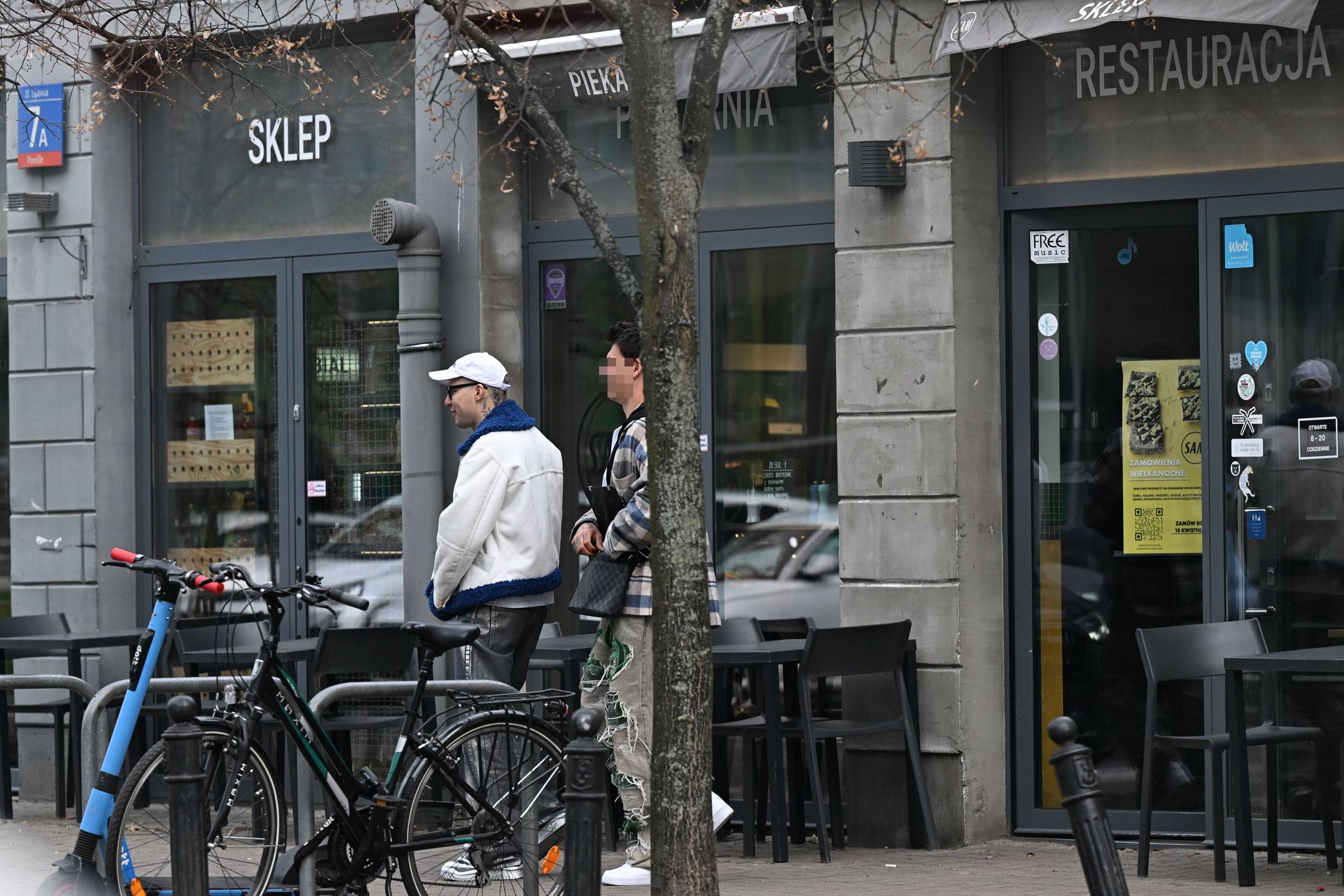Żabson spacerował na Powiślu