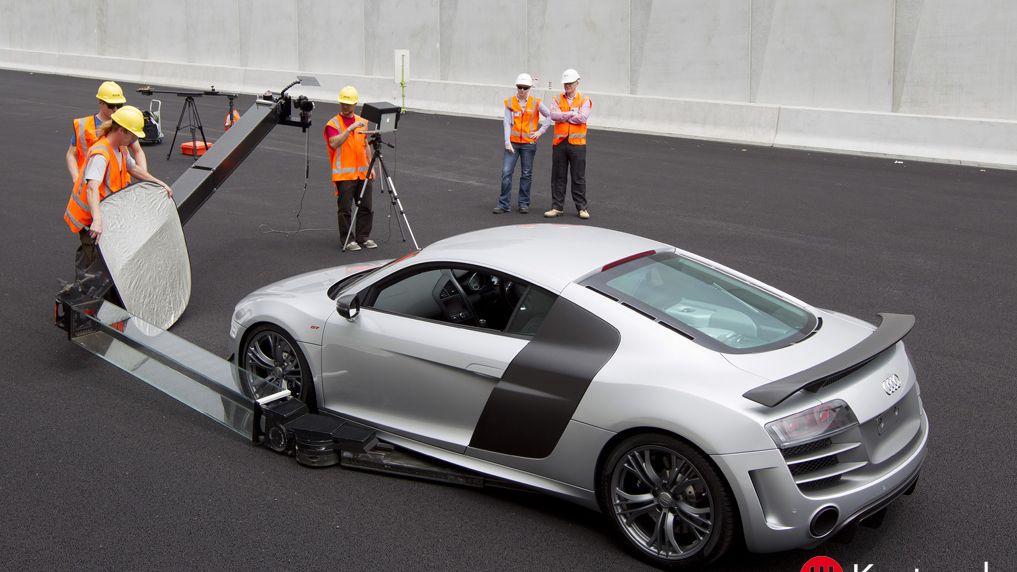 Audi R8 GT rig shot - backstage (fot. Kaptured Photography)