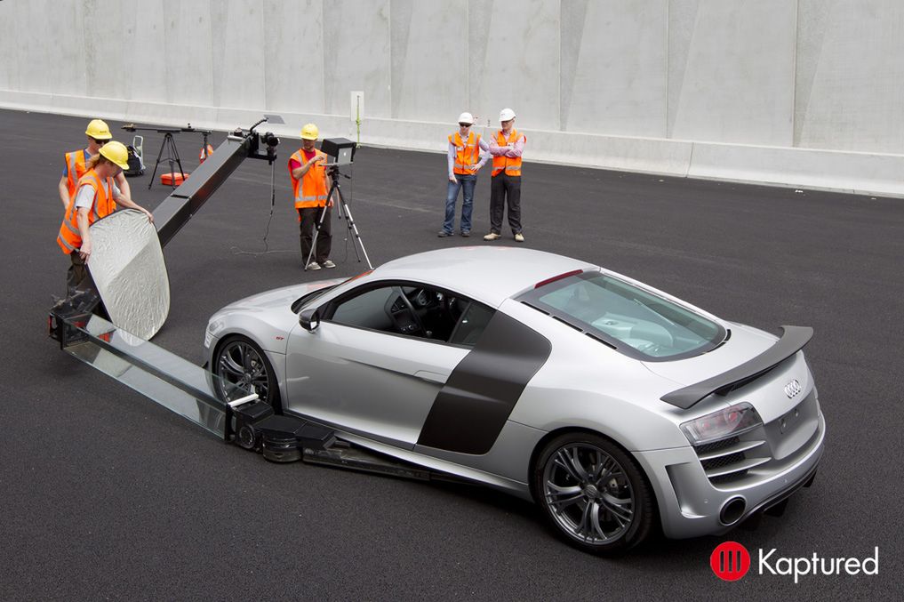 Audi R8 GT rig shot - backstage (fot. Kaptured Photography)